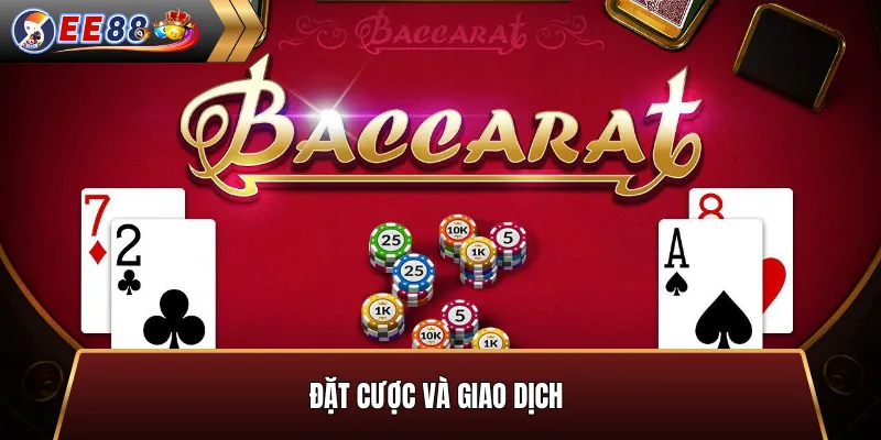 Đặt cược và giao dịch trong Baccarat